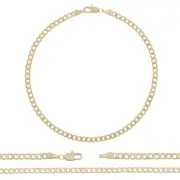 Cuban Link 14K Gold Filled Anklet Curb Chain Foot Bracelet Anklet Fashion Jewelr