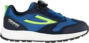 [viking] Unisex Children's Century Wp Boa Walking Shoe, Navy Blue, 34 EU