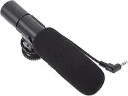 LABRIMP 1Pc Professional Camera Microphone for DSLR High Sensitivity Condenser Mic Simple Installation Durable Accessory for Recording and Interviews Suitable for Beginners and