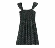 AB) Art Class Girls Summer Dress Sundress Black And White Sleeveless S 6/6x