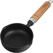 HOLIDYOYO Iron Butter Warmer Pan Deepen Non-Stick Pot Small Pot for Pour Oil for Cooking Enthusiasts