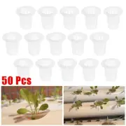 Pots Net Cup 50x Plant Spare Parts Aquaponics Garden Hydroponics Orchids