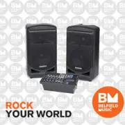 Samson Expedition XP800 Portable PA Pack 800w Speakers & Mixer w/ Bluetooth