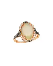 Le Vian Neopolitan Opal 14K Rose Gold 3.30 ct. tw. Diamond & Opal Cocktail Ring