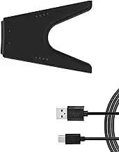 2 in 1 V Shaped Controller Charging Grip with Type-C Charging Cable for Nintend Joy-Con, ABS