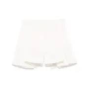 [Sacai] Sacai Pleated Shorts 0 NUMERIC WHITE