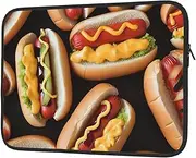 Laptop Case Sleeve Fun Food Hot Dogs Laptop Bag Computer Carrying Case 15 Inch Laptop Protective Notebook Case Cover