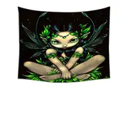 Allura Tropical Green Fairy Tapestry
