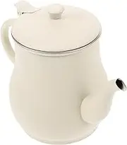 WATIIFUFU Filtered Oil Jug Fat Oil Container Kitchen Grease Strainer Anti-slip Handle