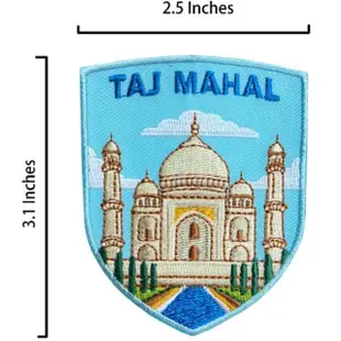 【A-ONE 匯旺】印度 莎麗女郎療癒磁鐵+印度 泰姬瑪哈陵袖標2件組大門磁鐵 冰箱磁 彩色磁鐵(C50+187)