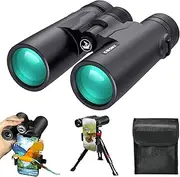 [Gosky] 8x42 Roof Prism Binoculars for Adults, HD Professional Binoculars for Bird Watching Travel Stargazing Hunting Concerts Sports-BAK4 Prism FMC Lens-with Phone Mount Tripod Strap Carrying Bag