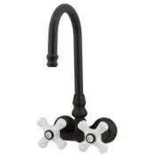 Elements Of Design DT0715PX Double Handle Wall Mounted Clawfoot - Bronze