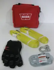 Warn 88915 69222 ATV UTV Quad Winch Winching Accessory Kit Shackles Snatch Block
