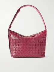 [Serapian] Serapian - Anì Mosaico Leather Shoulder Bag - Red - One size One size Red