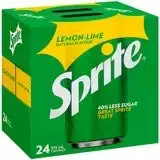 Sprite Lemon-Lime Natural Flavour Soft Drink Multipack Cans 24 x 375ml