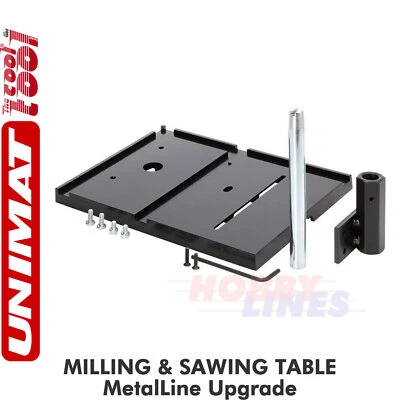 UNIMAT MetalLine Full Metal - 162330 UPGRADE MILLING & SAWING TABLE Full Metal