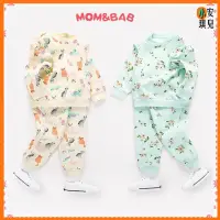 在飛比找蝦皮購物優惠-現貨 秋冬mom and bab 女童加絨長袖套裝／女童休閒