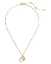 kate spade new york Snack Time Pop Tab Charm Pendant Necklace in Two Tone, 16-19
