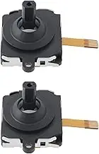 2Pcs Analog Thumb Stick Joystick Replacement Parts Controller Thumbstick Parts Thumb Stick Repair Tool Compatible with Oculus Meta Quest 2