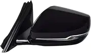 Car Outside Side Mirror Assembly Compatible For Cadillac CT5 2019-2022 Auto Fold Turn Signal Heating Memory Anti-glare Mirror Assy(Army green)