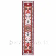 Dolls House Miniature 24cm Woven Turkish Hall Runner (TR046)