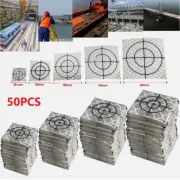 Exceptional Performance Silver Reflective Total Station Reflector 50pcs