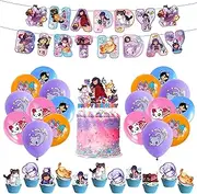 Aphmau Cat Birthday Party Decoration - Cat Balloons, Plushies, Cake Topper, Garland