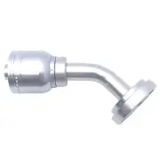 Danfoss 1A12FLA8 Crimp Hose Fitting, 45° Elbow, 3/4in Flange, -8 Hose, 5000 PSI