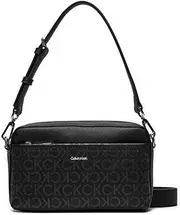 [Calvin Klein] BLO SHOULDER BAG CK BLACK Crossbody, Black, One Size