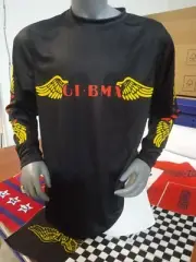 GT OLD SCHOOL WINGED BLACK BIKE JERSEY CLASSIC BMX JERSEY RACE BIKE SHIRT XXXL