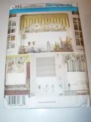 CRAFTS UNCUT SIMPLICITY 1684 Sewing Pattern WINDOW TREATMENT SHADE VALANCE DECOR