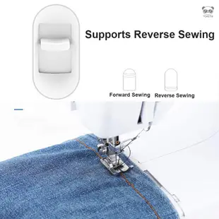 Swiitol 初學者12線型電動家用縫紉機迷你小型縫紉機 帶認證電源 美規 100-240V