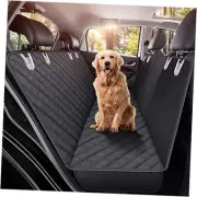 Dog Back Seat Cover Protector for Cars SUV and Trucks Black Seat Cover Only