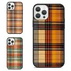 vintage Flannel fabric plaid For Samsung A12 A13 A14 A15 A54 A71 5G Funny Covers