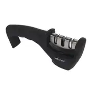 Wiltshire Non-Slip Contoured Soft Touch Handle 3 Stage Knife Blade Sharpener