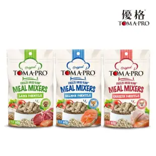 【TOMA-PRO 優格】鮮肉佐餐凍乾 犬用 2.11oz/60g*4入組(狗鮮食、狗凍乾、狗零食)