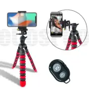 12" Flexible Tripod For All Smartphones With Mount and Bluetooth Shutter Remote