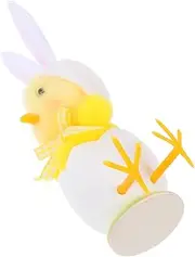 JECOMPRIS Easter Bunny Ears Chick Plush Decoration Adorable Eggs Shell Hat Ornament for Easter Creative Play for Spring Celebrations and Festive Events