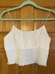LA Hearts Smocked Bodice Cami Top Pac Sun Medium New Y2K