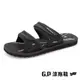 G.P 男款高彈性舒適雙帶拖鞋G3759M-黑色(SIZE:40-44 共三色) GP