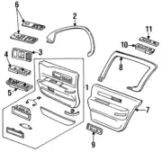 Genuine GM Switch Rear S/D Lk Multi Mini Wedge 22143725