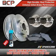 Front Wheel Bearing Hub Assembly + Brake Rotor Pad Kit for Toyota MR2 ZZW30