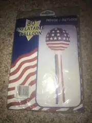 STARS & STRIPES 30” Inch Inflatable BALLOON W/TAIL
