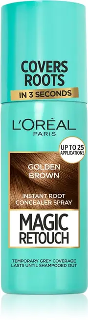 [L´oréal paris] Magic retouch hair concealer and gray hair regrowth (Instant root concealer spray) 75 ml - Shade: 08 Golden Brown