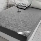 Cal King Size 72"X84" Waterproof Mattress Protector, Soft Bed Grey Mattress Cove