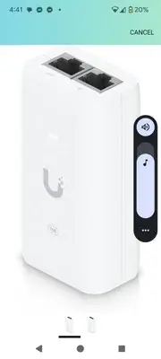 Ubiquiti GP-H480-050G POE-48-24W-G-WH POE Injector 48v 24v