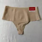 Spanx S Undie-tectable Thong Panties Soft Nude Small New W Tag See Pics
