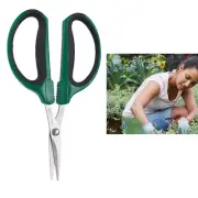 6" Plant Trimmer Garden Pruning Scissors Stainless Steel Bonsai Straight Shears