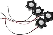 Angoily Vivid Sound Clarity Desktop Speakers 4pcs Speaker Parts Audio Plug Connector for Gaming and Computer Desktop