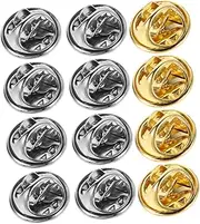 [KAILIKETIY] Unique Pin Clasps Back Locking Metal Badge Pin Backs Lapel Pin Backs Butterfly Clutch for Fashion Accessories